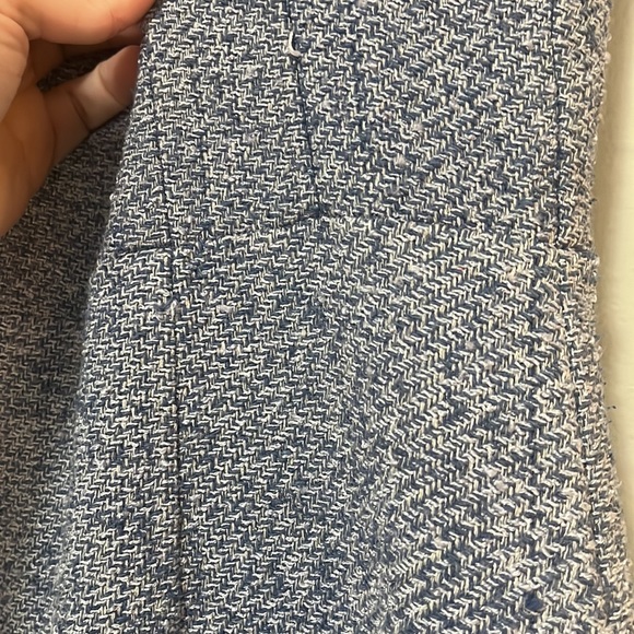 Pendleton Blue Tweed Spring Sleeveless Sheath Dress Size 8 - Picture 4 of 8